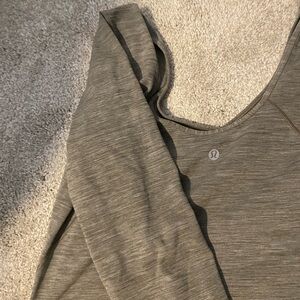 Lululemon Olive Long Sleeve Top